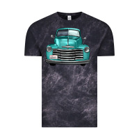 Cloud Black western truck front view Vintage Tee - FaDigitalArtStudio