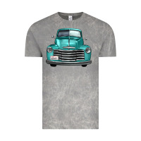 Cloud Rock western truck front view Vintage Tee - FaDigitalArtStudio