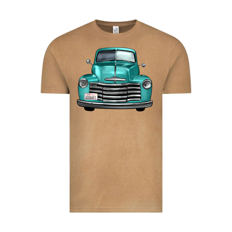 Western Truck Front View Vintage Tee by FaDigitalArtStudio | Teevron