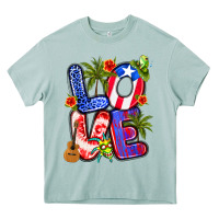 Arona puerto rico love Heavy Core Tee - Artiststas