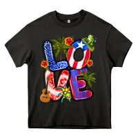Asphalt puerto rico love Heavy Core Tee - Artiststas