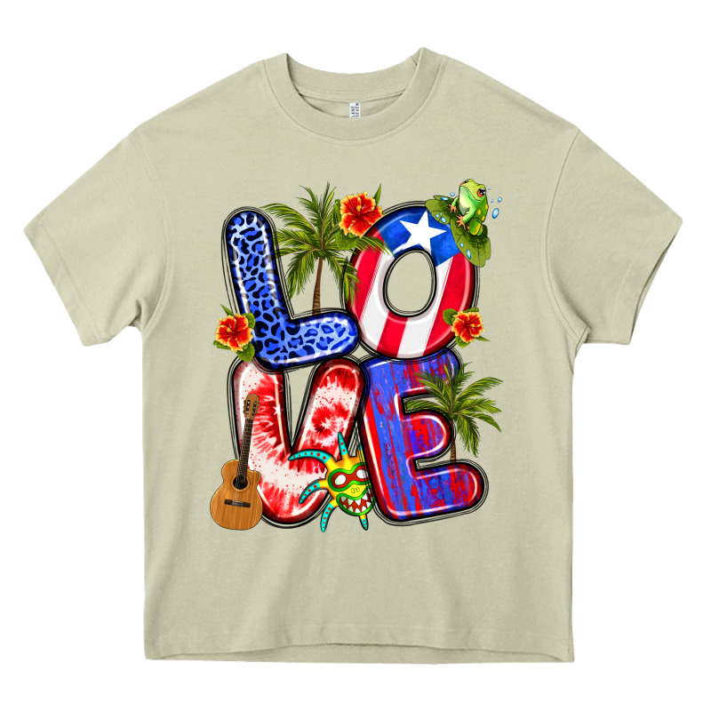 Puerto Rico Love Heavy Core Tee by Artiststas | Teevron