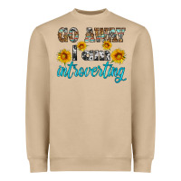 Go Away I Am Introvering Heavyweight Sweatshirt | Teevron
