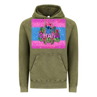 Vintage Olive ohana stitch Vintage Hoodie - Zillion Design Studio
