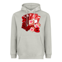 Moon Dust valentines day feeling lucky Heavyweight Hoodie - NancyCooperArtShop
