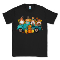 Black fall gnomes truck pumpkin sunflowers Classic Tee - Artiststas