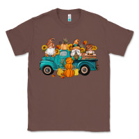 Chestnut fall gnomes truck pumpkin sunflowers Classic Tee - Artiststas