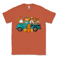 Copper fall gnomes truck pumpkin sunflowers Classic Tee - Artiststas