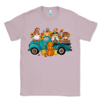 Lilac fall gnomes truck pumpkin sunflowers Classic Tee - Artiststas