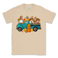 Mushroom fall gnomes truck pumpkin sunflowers Classic Tee - Artiststas