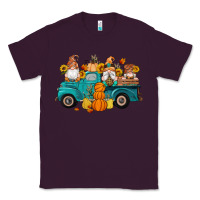 Plum fall gnomes truck pumpkin sunflowers Classic Tee - Artiststas