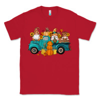 Red fall gnomes truck pumpkin sunflowers Classic Tee - Artiststas