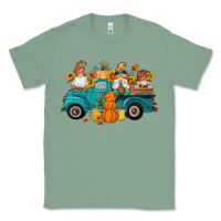 Sage fall gnomes truck pumpkin sunflowers Classic Tee - Artiststas