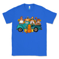 True Royal fall gnomes truck pumpkin sunflowers Classic Tee - Artiststas