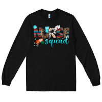 Black nurse squad Long Sleeve Tee - BundleAndBundleShop