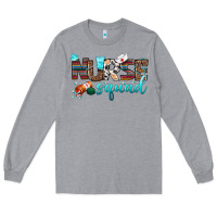 Heather Grey nurse squad Long Sleeve Tee - BundleAndBundleShop