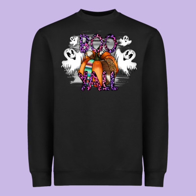 Boo Yall Heavyweight Sweatshirt Designed By Cowhidedigitalart
