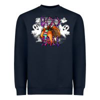 Navy Boo yall Heavyweight Sweatshirt - CowhideDigitalArt