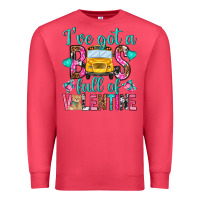 Cardinal ive got a bus full of valentine Premium Sweatshirt - NancyCooperArtShop