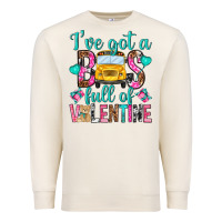Sandshell ive got a bus full of valentine Premium Sweatshirt - NancyCooperArtShop