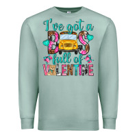 Seafoam ive got a bus full of valentine Premium Sweatshirt - NancyCooperArtShop