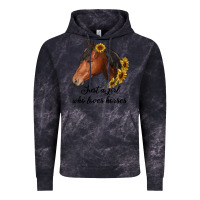 Cloud Black just a girl who loves horses Vintage Hoodie - RanaPortraitStore