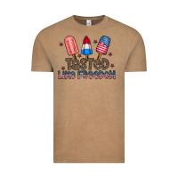 Vintage Coffee tasted like freedom Vintage Tee - CowhideDigitalArt