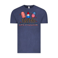 Vintage Denim tasted like freedom Vintage Tee - CowhideDigitalArt