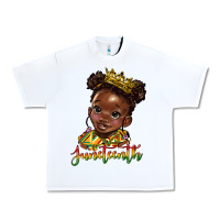 White juneteenth black girl Urban Heavy Tee - HRA Design Shop