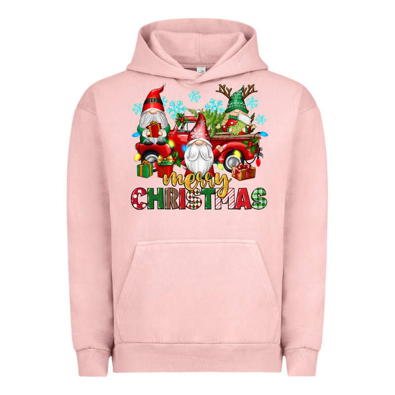 Merry Christmas Gnome Truck Urban Hoodie by texasbilliewilder | Teevron