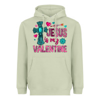 Matcha jesus is my valentine Heavyweight Hoodie - NancyCooperArtShop