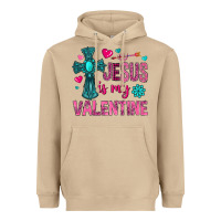 Mushroom jesus is my valentine Heavyweight Hoodie - NancyCooperArtShop
