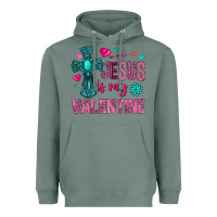 Sage jesus is my valentine Heavyweight Hoodie - NancyCooperArtShop