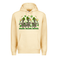 Pina Colada st. patrick's day skeletons drink drank drunk Premium Hoodie - Artiststas