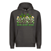 Smoke st. patrick's day skeletons drink drank drunk Premium Hoodie - Artiststas