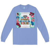 Colony Blue this superhero wears scrubs tumbler Long Sleeve Tee - BundleAndBundleShop