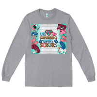 Heather Grey this superhero wears scrubs tumbler Long Sleeve Tee - BundleAndBundleShop