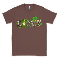 Chestnut lucky with gnome and  shamrocks Classic Tee - AdoDesignShop