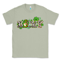 Matcha lucky with gnome and  shamrocks Classic Tee - AdoDesignShop