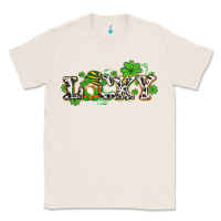 Natural lucky with gnome and  shamrocks Classic Tee - AdoDesignShop