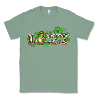 Sage lucky with gnome and  shamrocks Classic Tee - AdoDesignShop