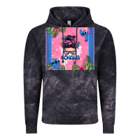 Cloud Black ohana stitch messy bun Vintage Hoodie - Zillion Design Studio