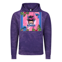 Ohana Stitch Messy Bun Vintage Hoodie | Teevron