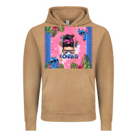 Vintage Camel ohana stitch messy bun Vintage Hoodie - Zillion Design Studio