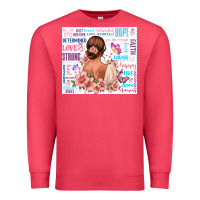 Cardinal positive affirmations girl Premium Sweatshirt - MaliasSmallBusiness