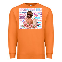 Carrot positive affirmations girl Premium Sweatshirt - MaliasSmallBusiness
