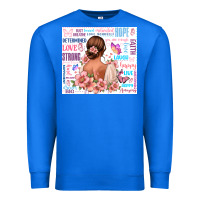 True Royal positive affirmations girl Premium Sweatshirt - MaliasSmallBusiness