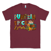 Burgundy pumpkin spice and jesus Classic Tee - AdoDesignShop