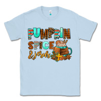 Dusty Blue pumpkin spice and jesus Classic Tee - AdoDesignShop