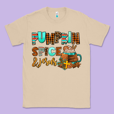 Pumpkin Spice And Jesus Classic Tee Designed By Adodesignshop